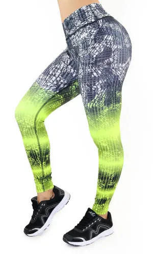 9053 Maripily Women Activewear Print Legging