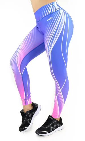 9054 Maripily Women Activewear Print Legging