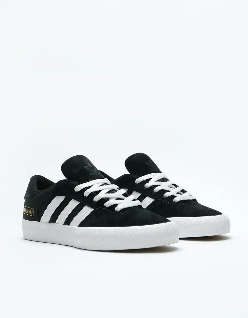 adidas Matchbreak Super Skate Shoes - Core Black/White/Gold Metallic
