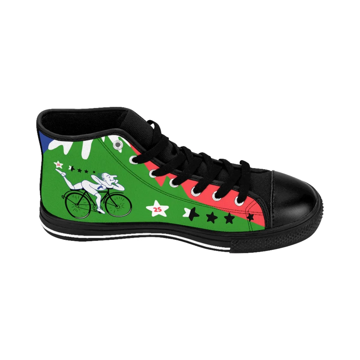 Albert Hofmann Bike Ride 1943 Shoes | High Top Canvas Sneakers