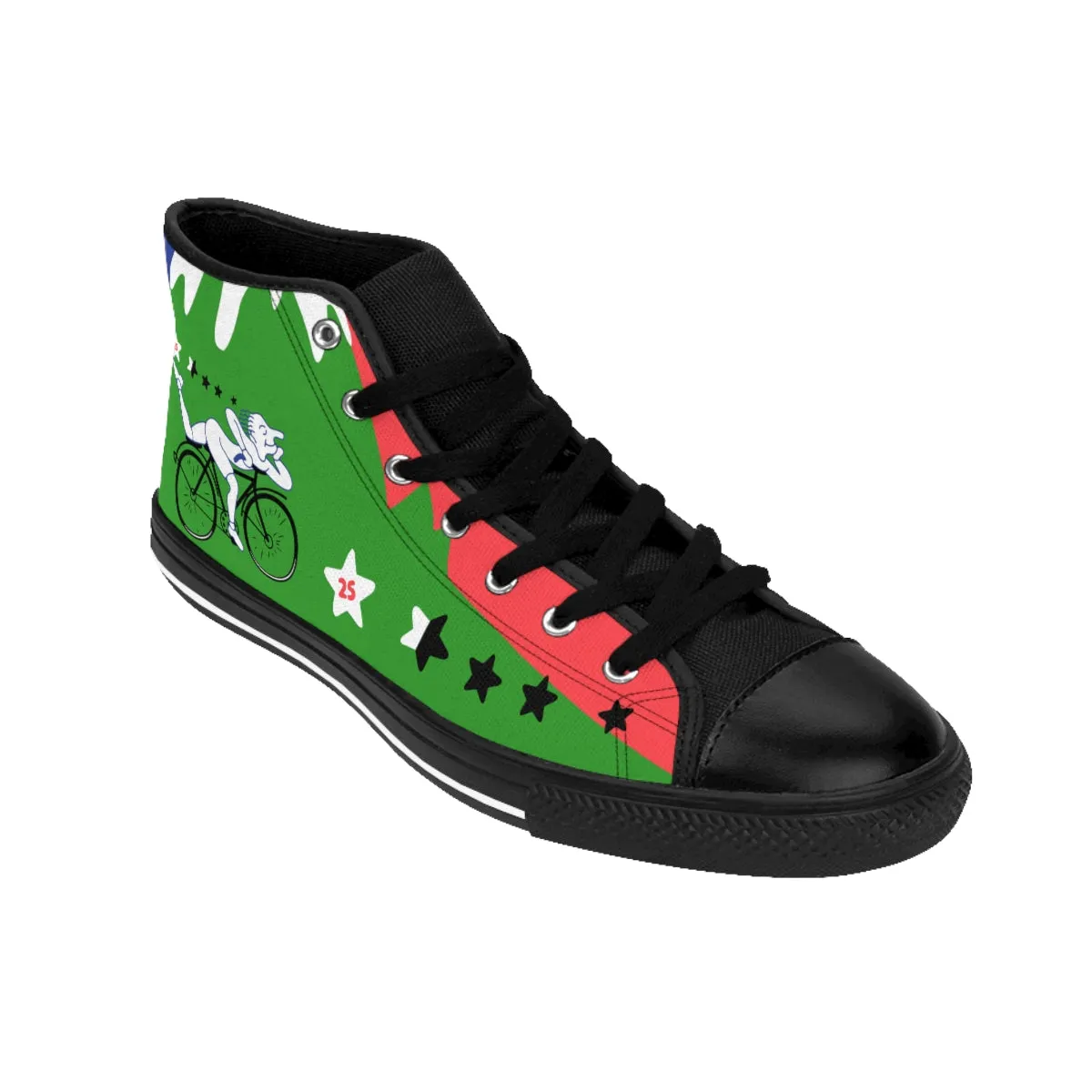 Albert Hofmann Bike Ride 1943 Shoes | High Top Canvas Sneakers