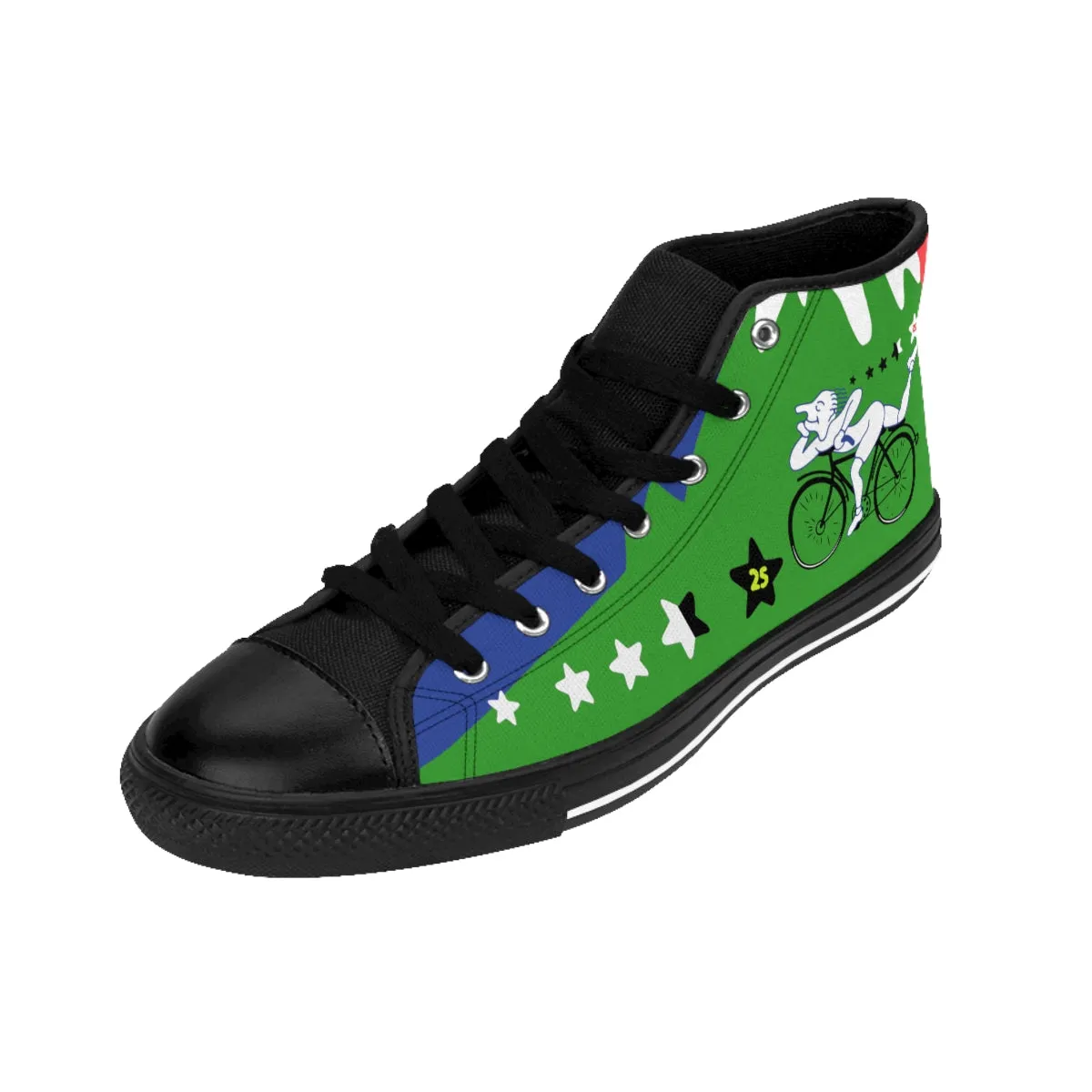 Albert Hofmann Bike Ride 1943 Shoes | High Top Canvas Sneakers
