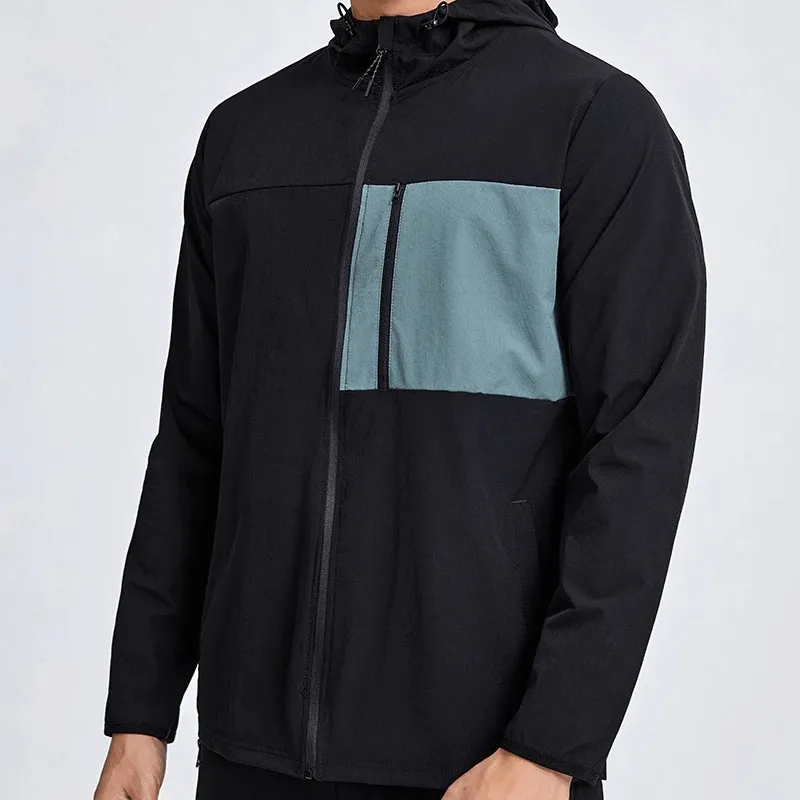 Athletic Windbreaker with Zip for Men - SF2010