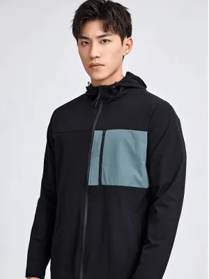 Athletic Windbreaker with Zip for Men - SF2010