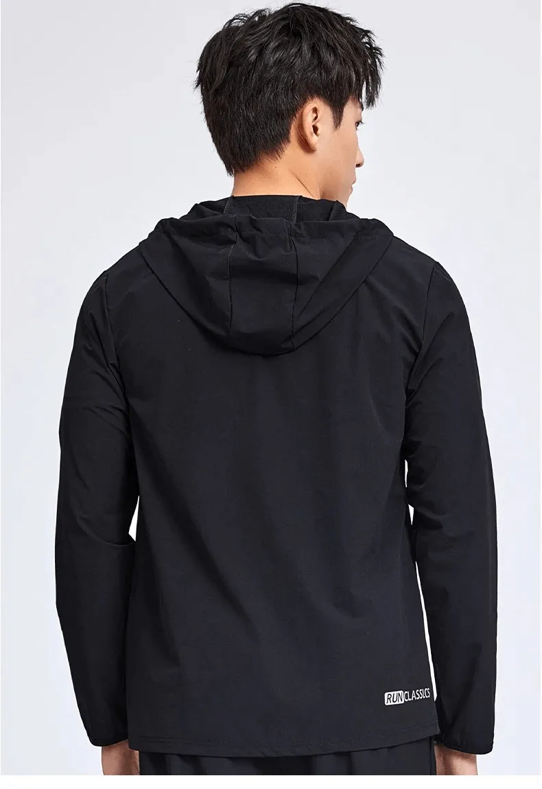 Athletic Windbreaker with Zip for Men - SF2010