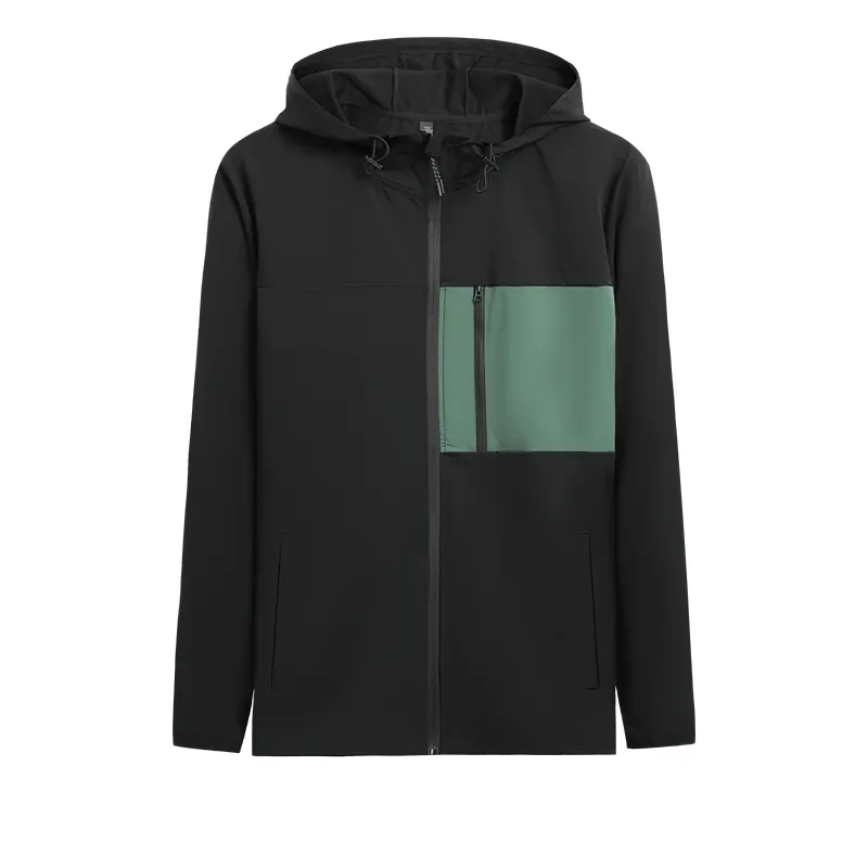 Athletic Windbreaker with Zip for Men - SF2010
