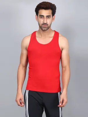 Bamboology Trends Bamboo Fabric Red Men's Runner Vest