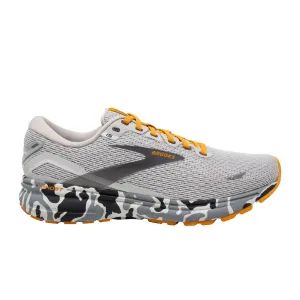 Brooks Ghost 15 Camo Running Shoe (Men) - Blanc/Gray/Sunflower