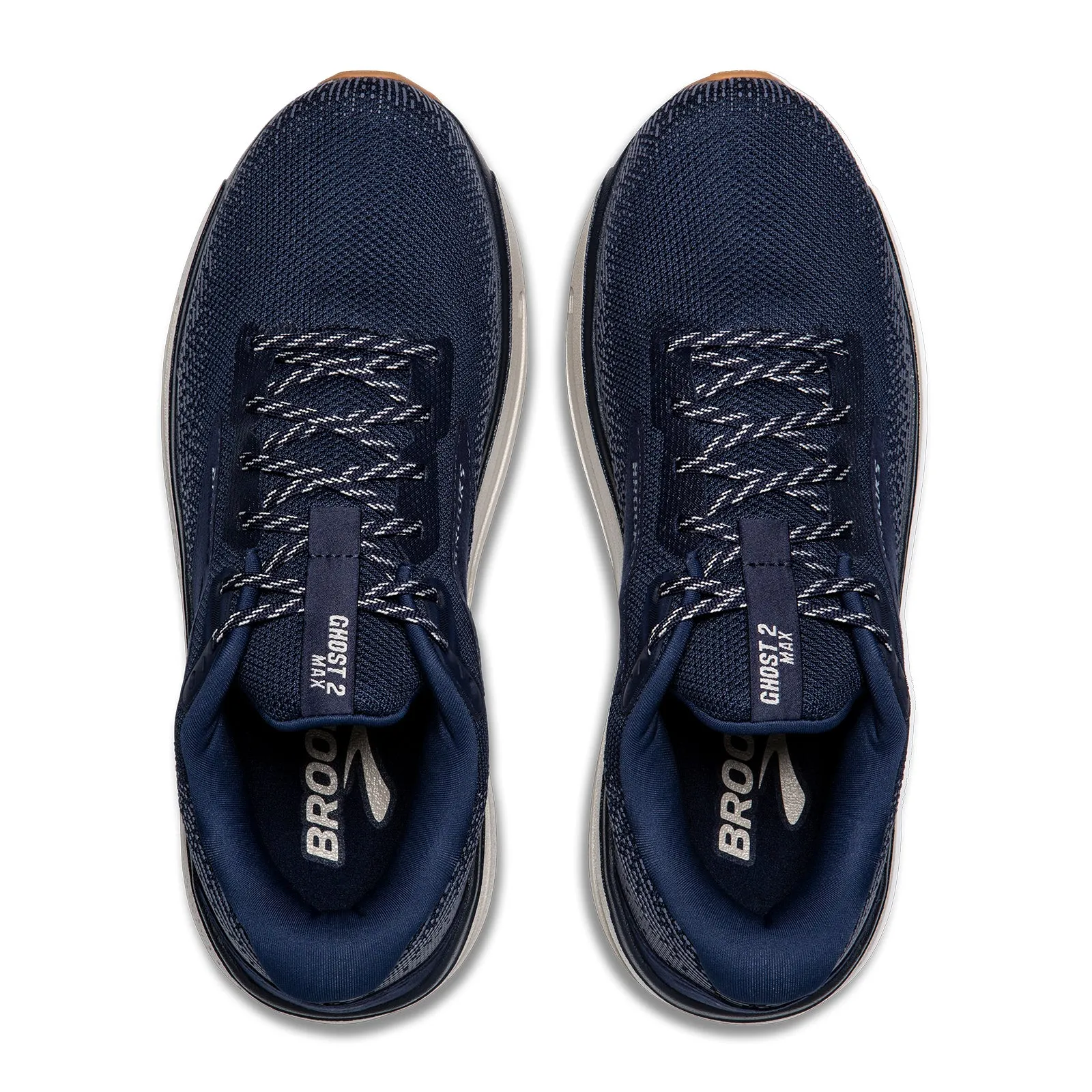 Brooks Ghost Max 2 Running Shoe (Men) - Peacoat/Stone/Biscuit