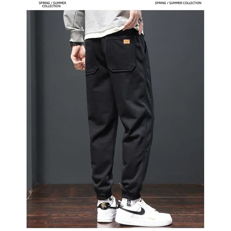 Casual Pure Cotton Knitted Loose Fit Pants