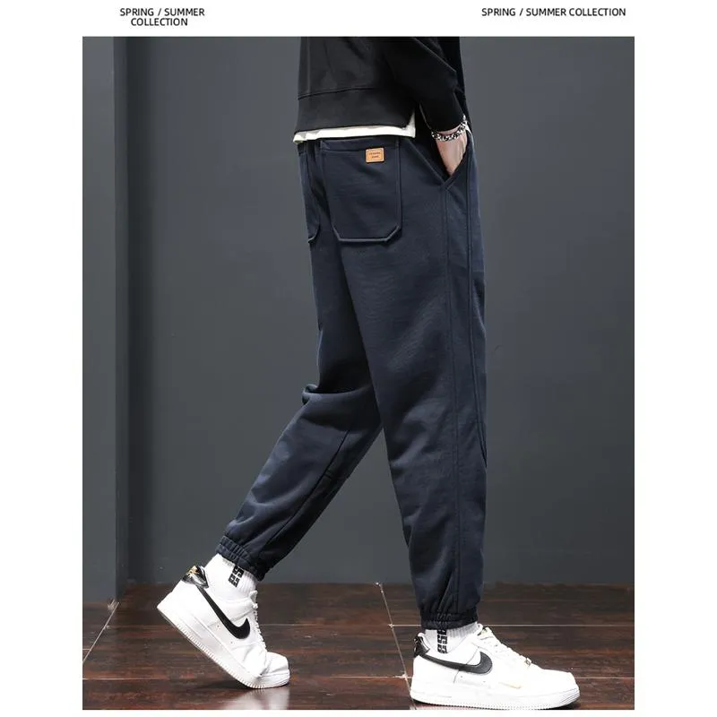 Casual Pure Cotton Knitted Loose Fit Pants
