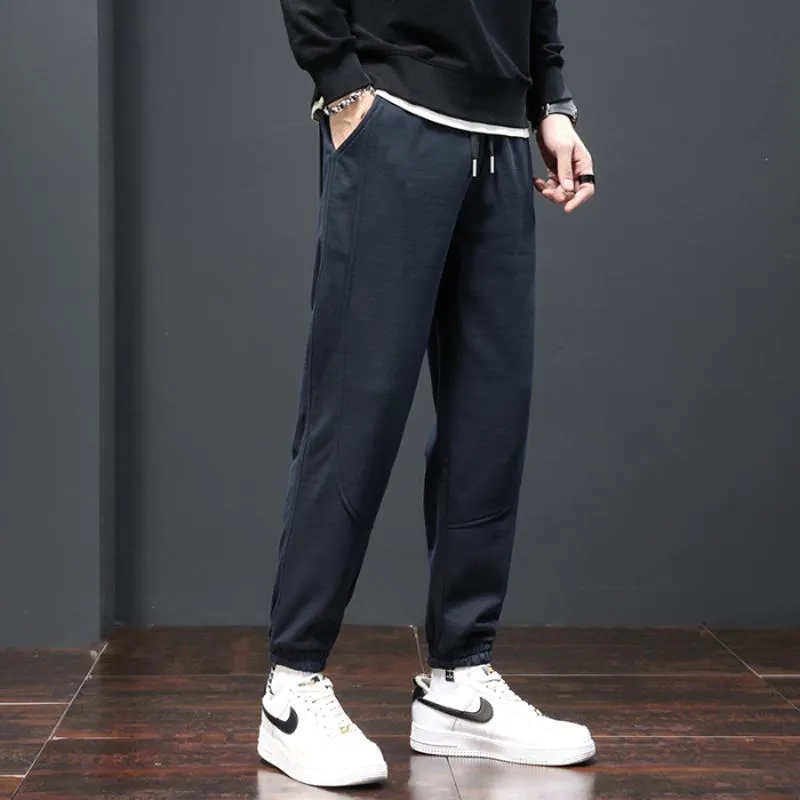 Casual Pure Cotton Knitted Loose Fit Pants