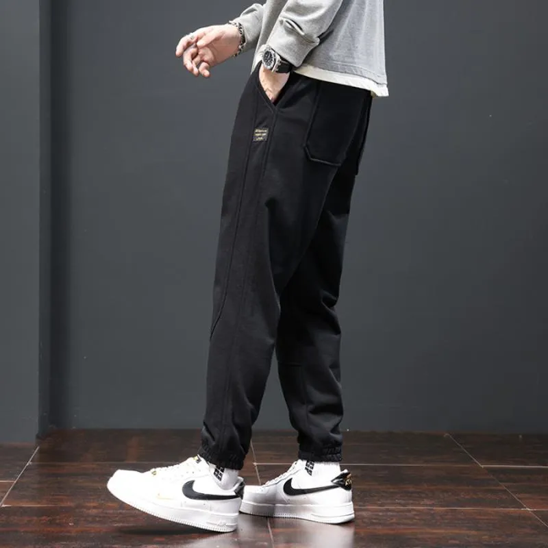 Casual Pure Cotton Knitted Loose Fit Pants