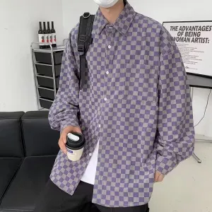 Cool Niche Corduroy Long Sleeve Shirt