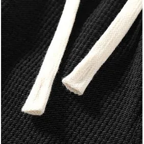 Corduroy Loose Fit Elasticity Elastic Waist Tapered Pants