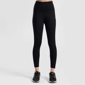 Cross Over Leggings (Black-Grey)