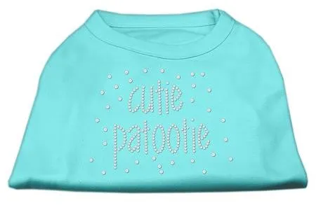 Cutie Patootie Rhinestone Shirts Aqua XXL (18)