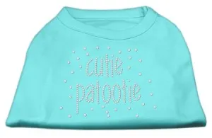 Cutie Patootie Rhinestone Shirts Aqua XXL (18)