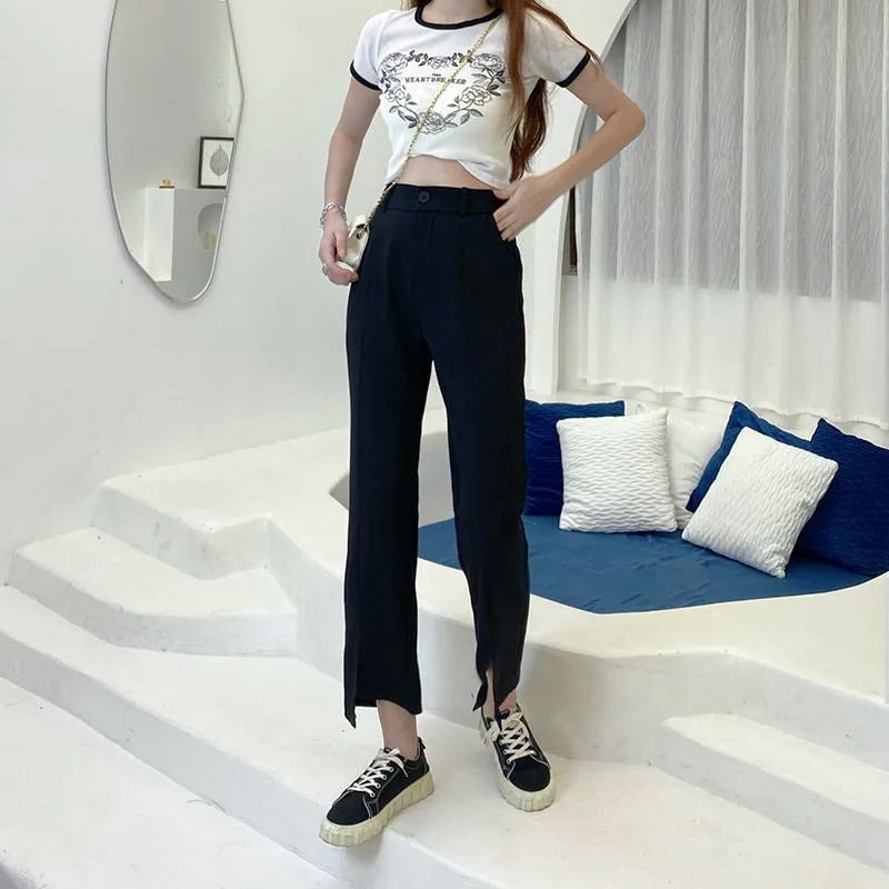 Draping Split Symmetrical Pants