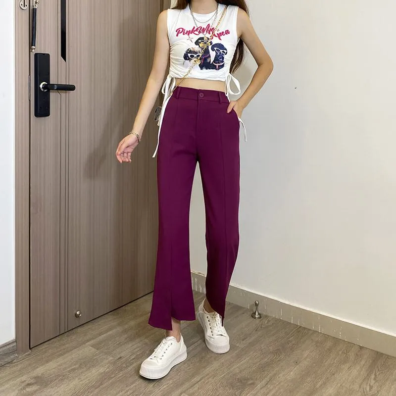Draping Split Symmetrical Pants
