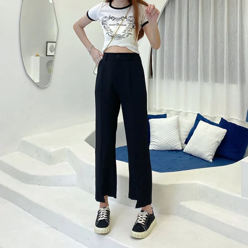 Draping Split Symmetrical Pants
