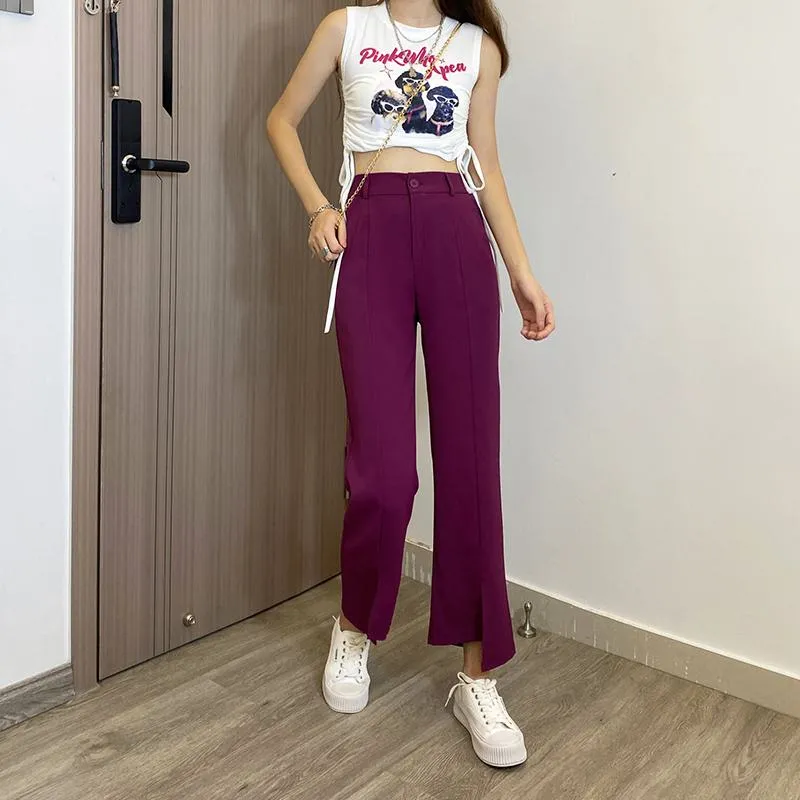 Draping Split Symmetrical Pants