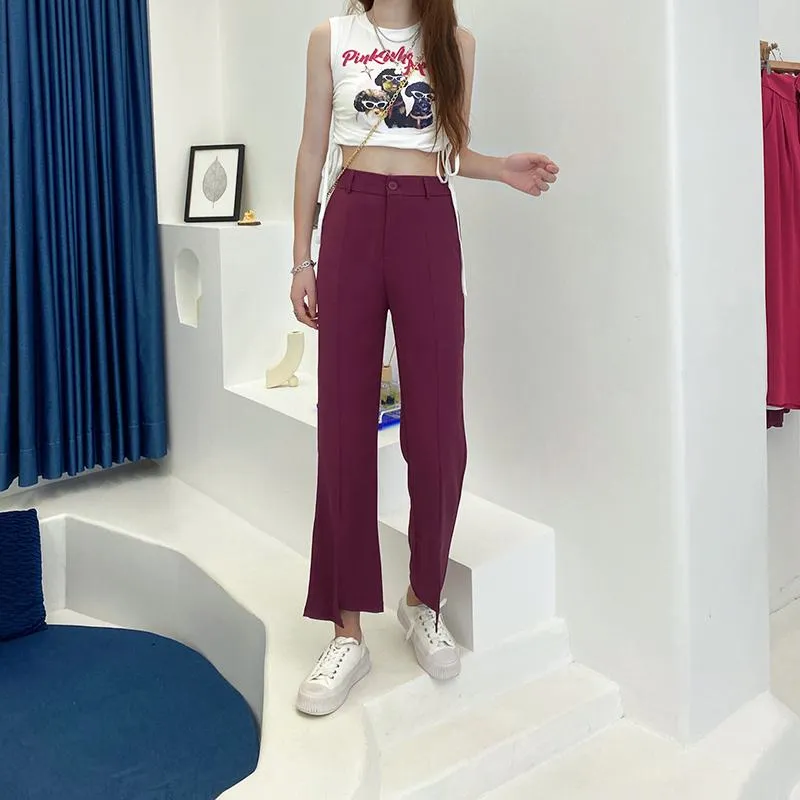 Draping Split Symmetrical Pants