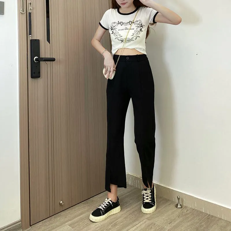 Draping Split Symmetrical Pants