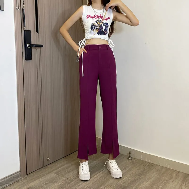 Draping Split Symmetrical Pants