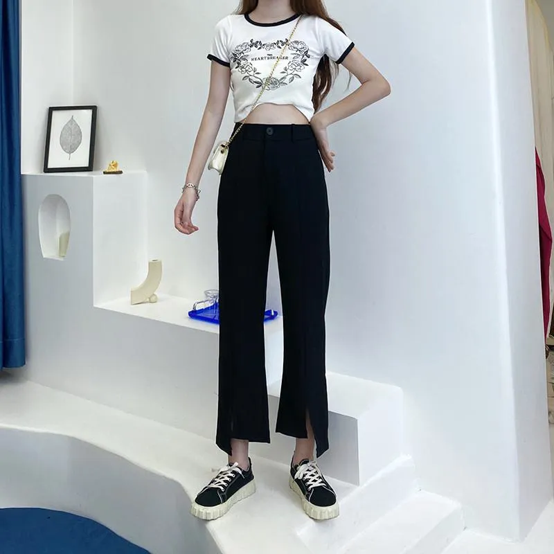 Draping Split Symmetrical Pants