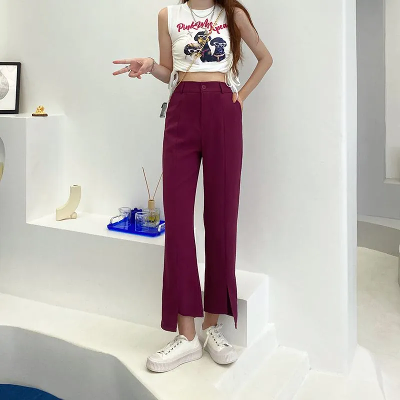 Draping Split Symmetrical Pants
