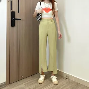 Draping Split Symmetrical Pants