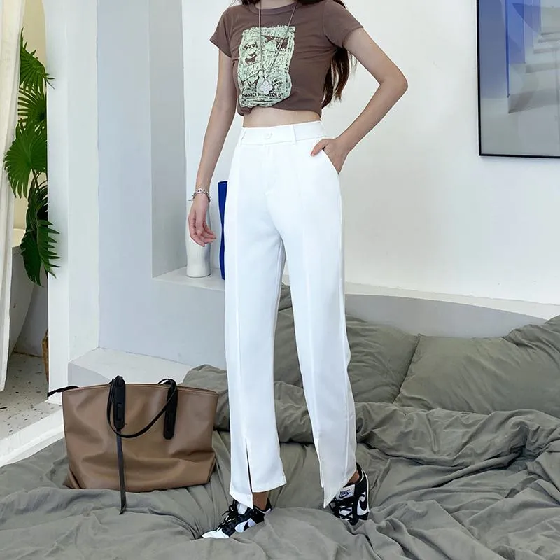 Draping Split Symmetrical Pants
