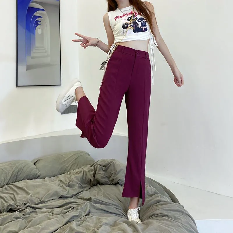 Draping Split Symmetrical Pants