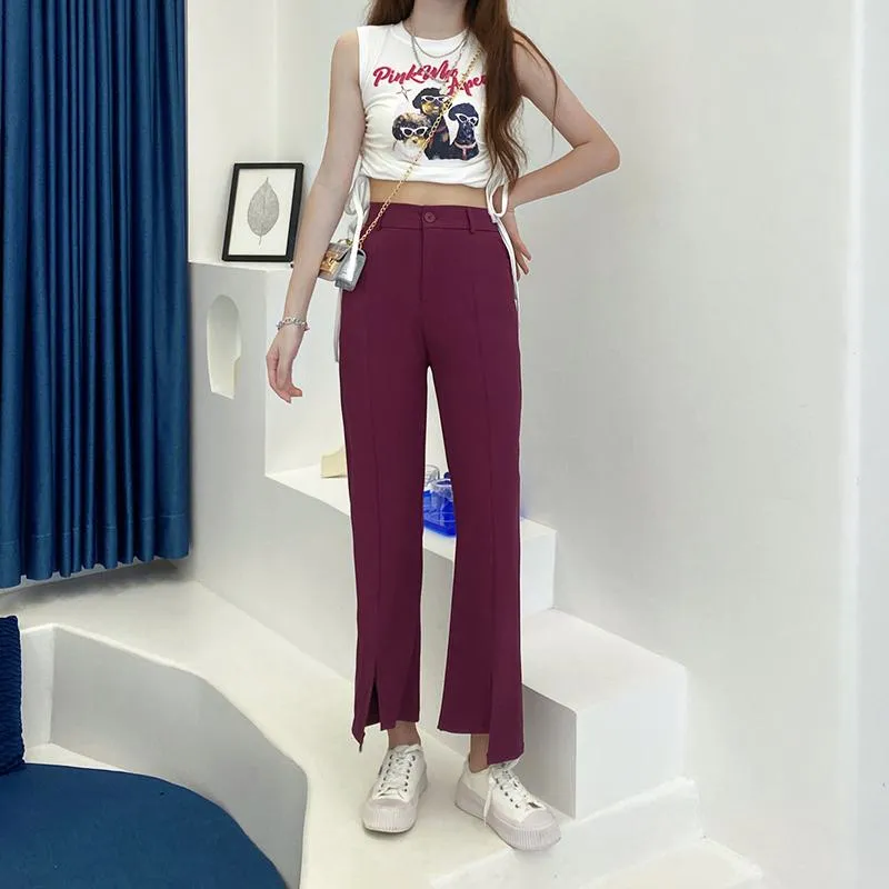 Draping Split Symmetrical Pants