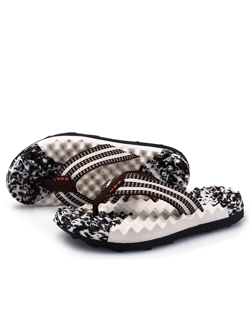 Fashion Breathable Outdoor Massage Flip Flops for Men - SF1219