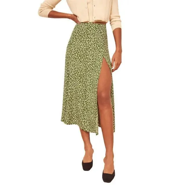 Fashion Vintage Skirt Polka Dot for Women