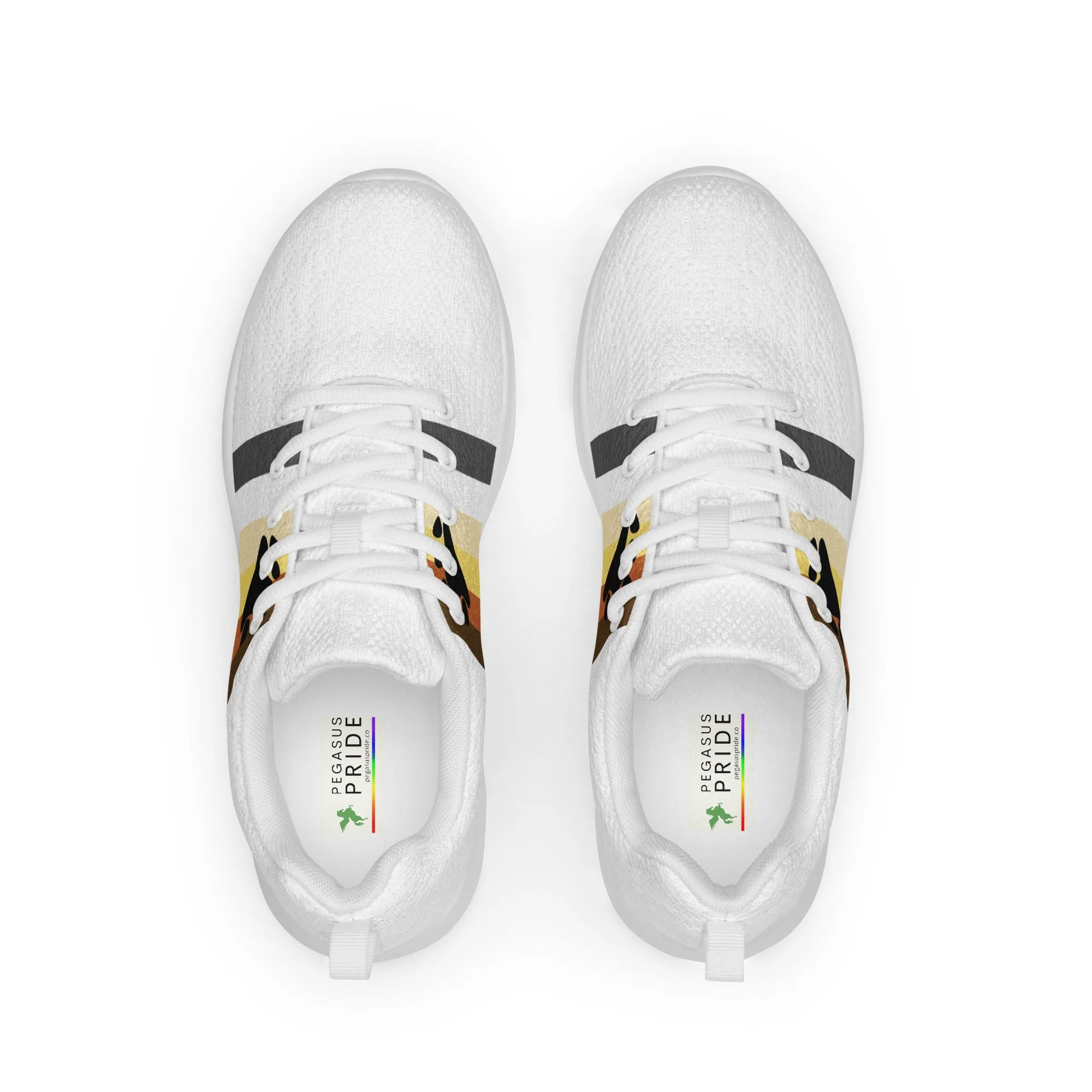 Gay Bear Pride Flag Men’s Athletic Shoes