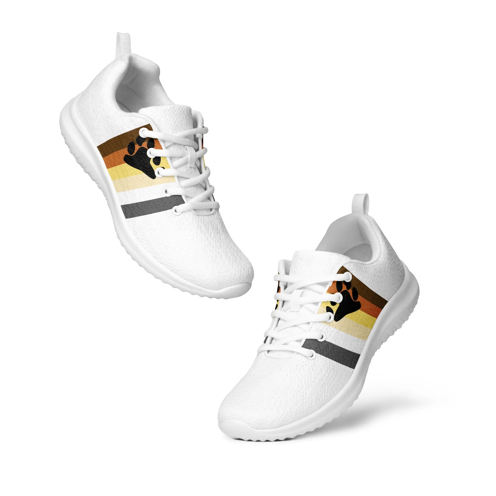 Gay Bear Pride Flag Men’s Athletic Shoes