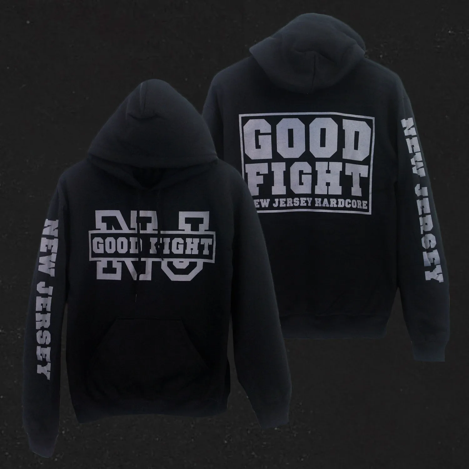 GF Clothing - Good Fight / New Jersey Black Pullover