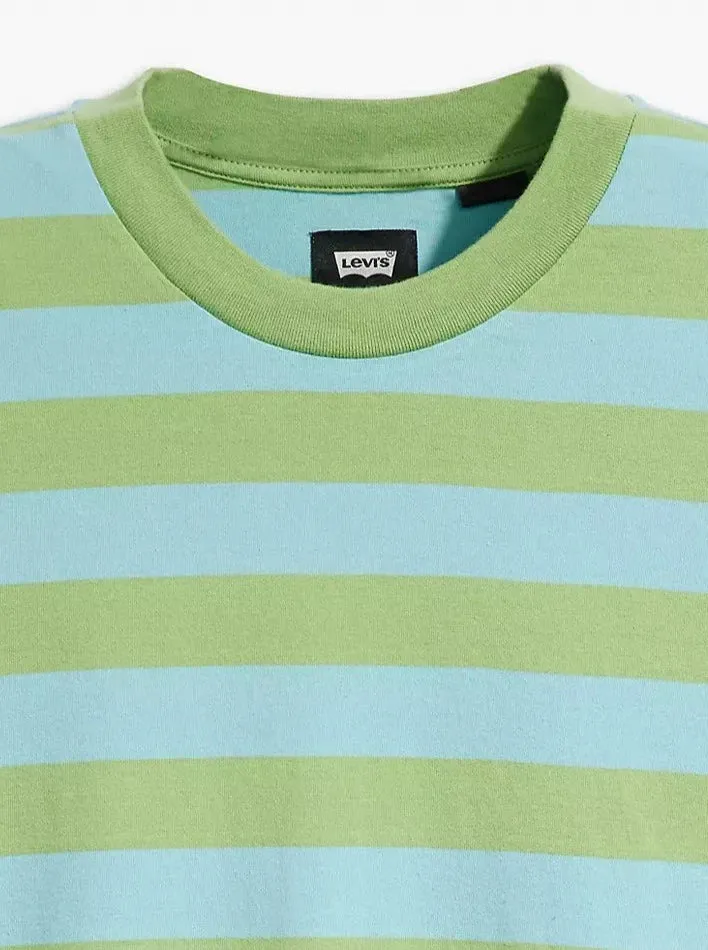 GRAPHIC BOXY T-SHIRT | THINKING ABOUT-BLUE GREY