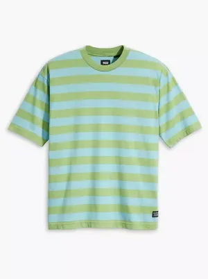 GRAPHIC BOXY T-SHIRT | THINKING ABOUT-BLUE GREY