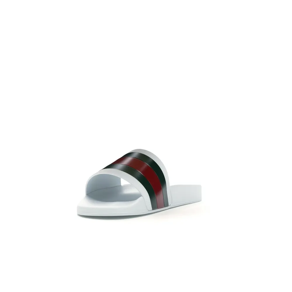 Gucci Pursuit Pool Slide White