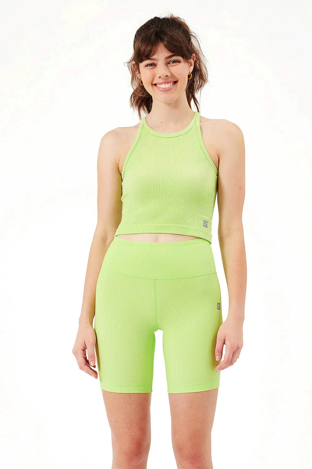 Harper Biker Short (Lime)
