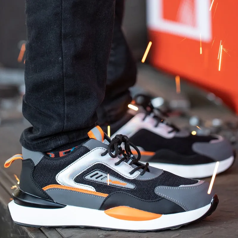High Quality Safety Shoes Men Work Sneakers Light Security Boots Men Puncture-Proof work Shoes - MS50277