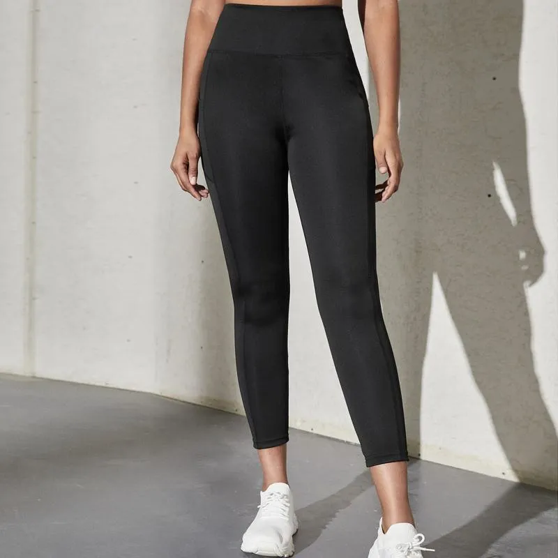 High-Waisted Yoga Tight-Fitting Fitness Pocket Running Sports Leggings