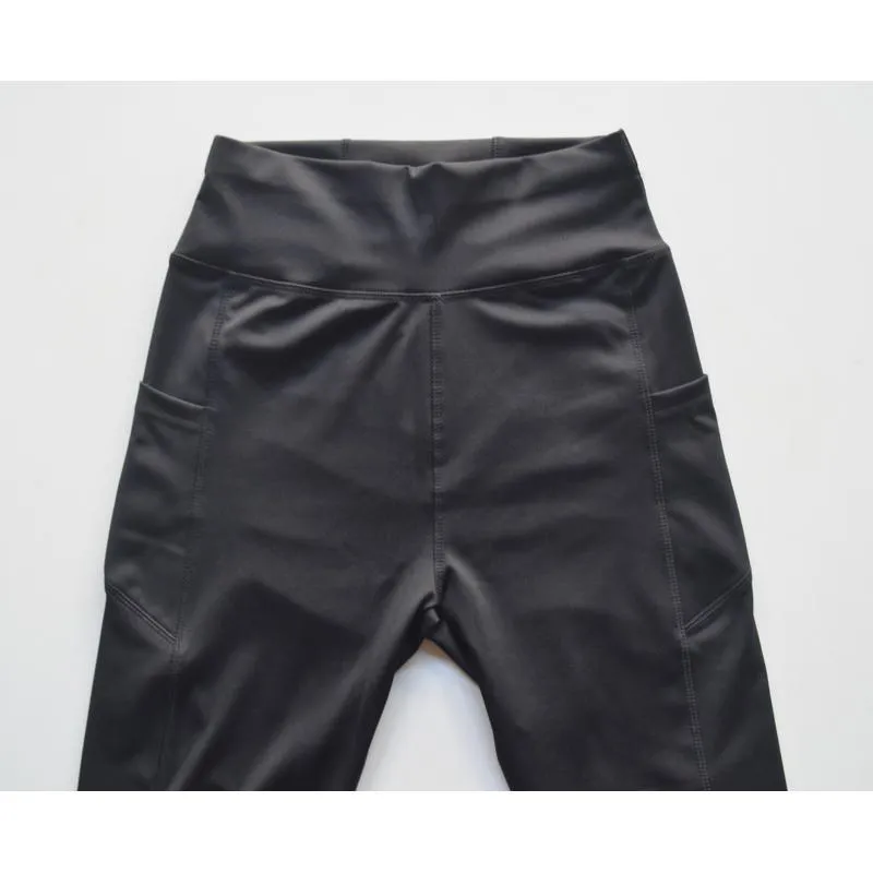 High-Waisted Yoga Tight-Fitting Fitness Pocket Running Sports Leggings