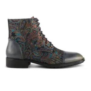 L'Artiste Berger Ankle Boot (Men) - Blue Multi