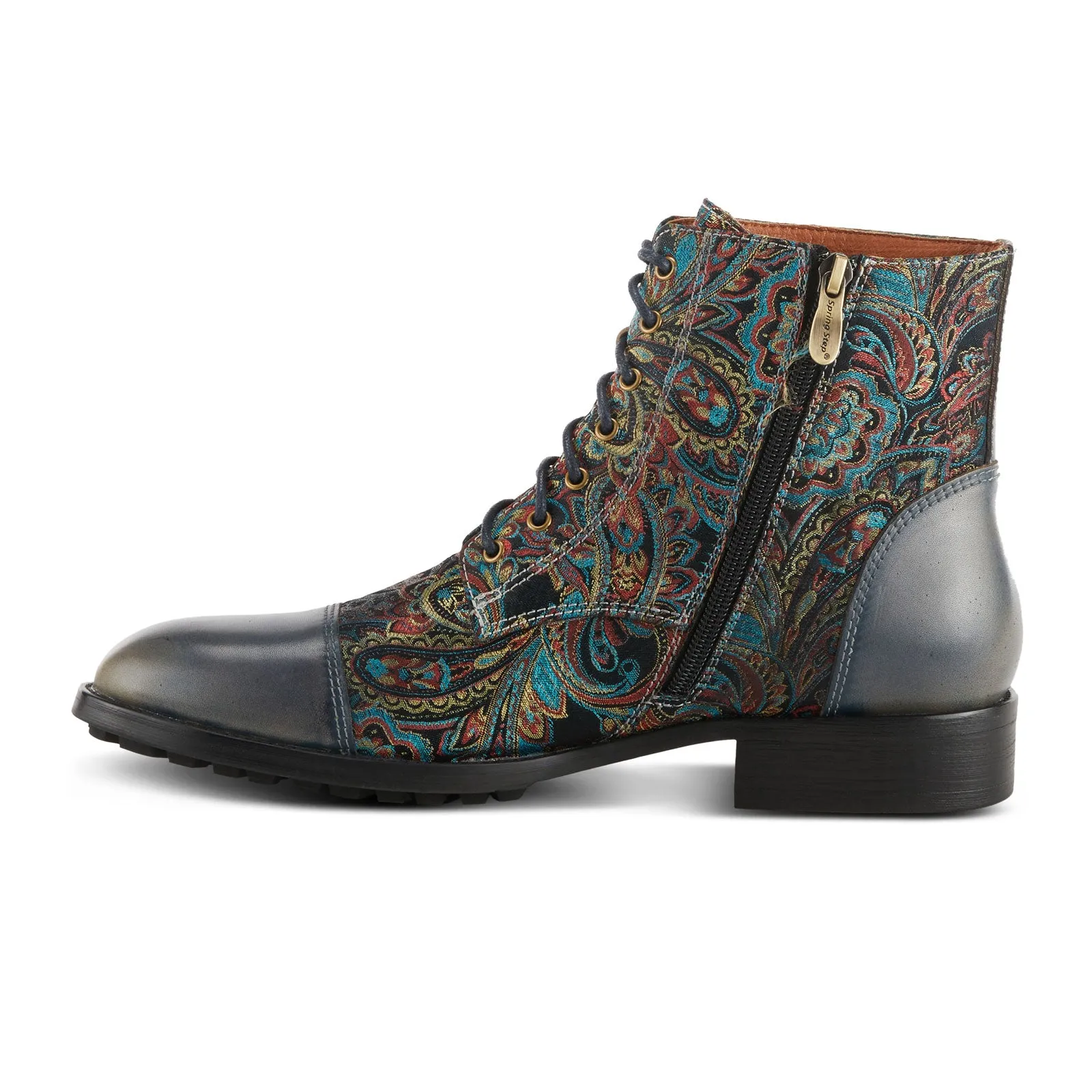 L'Artiste Berger Ankle Boot (Men) - Blue Multi