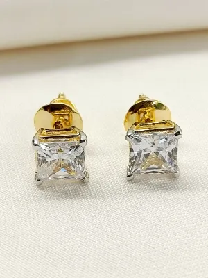 Lubna 92.5 Silver Swarovski Stone Tops